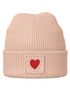 Kinder Beanie Mädchen Design Herz Aufdruck Print Strickmütze Geschenkidee Winter Weihnachten Advent SpecialMe®preview