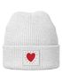 Kinder Beanie Mädchen Design Herz Aufdruck Print Strickmütze Geschenkidee Winter Weihnachten Advent SpecialMe®preview