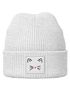 Kinder Beanie Mädchen Design Katze Aufdruck Print Strickmütze Geschenkidee Winter Weihnachten Advent SpecialMe®preview