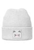 Kinder Beanie Mädchen Design Katze Aufdruck Print Strickmütze Geschenkidee Winter Weihnachten Advent SpecialMe®preview