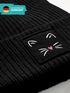 Kinder Beanie Mädchen Design Katze Aufdruck Print Strickmütze Geschenkidee Winter Weihnachten Advent SpecialMe®preview