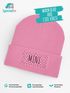Kinder Beanie Mädchen Design Schriftzug Mini Aufdruck Print Strickmütze Geschenkidee Winter Weihnachten Advent SpecialMe®preview