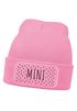 Kinder Beanie Mädchen Design Schriftzug Mini Aufdruck Print Strickmütze Geschenkidee Winter Weihnachten Advent SpecialMe®preview