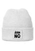 Kinder Beanie Mädchen Patch Ähm Nö Aufdruck Grafik Print Strickmütze Kindermütze Moonworks®preview