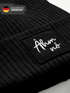 Kinder Beanie Mädchen Patch Ähm nö Aufdruck Spruch Print Strickmütze Wintermütze Moonworks®preview