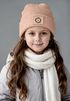 Kinder Beanie Mädchen Patch Aufdruck Wintermütze Löwe Tiermotive Print Strickmütze SpecialMe®preview
