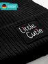 Kinder Beanie Mädchen Patch Aufdruck Wintermütze Spruch Little Cute Tiermotive Print Strickmütze SpecialMe®preview