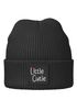 Kinder Beanie Mädchen Patch Aufdruck Wintermütze Spruch Little Cute Tiermotive Print Strickmütze SpecialMe®preview