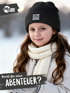 Kinder Beanie Mädchen Patch Bin nichts für schwache Nerven Aufdruck Spruch Print Strickmütze Wintermütze Moonworks®preview