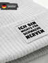 Kinder Beanie Mädchen Patch Bin nichts für schwache Nerven Aufdruck Spruch Print Strickmütze Wintermütze Moonworks®preview