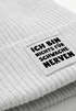 Kinder Beanie Mädchen Patch Bin nichts für schwache Nerven Aufdruck Spruch Print Strickmütze Wintermütze Moonworks®preview