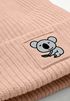 Kinder Beanie Mädchen Patch Koala Bär Aufdruck Wintermütze Tiermotive Print Strickmütze SpecialMe®preview