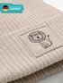 Kinder Beanie Mädchen Patch Löwe Aufdruck Wintermütze Tiermotive Print Strickmütze SpecialMe®preview