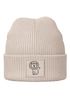 Kinder Beanie Mädchen Patch Löwe Aufdruck Wintermütze Tiermotive Print Strickmütze SpecialMe®preview
