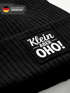 Kinder Beanie Mädchen -  Patch mit Spruch Klein aber Oho -  Aufdruck Print Strickmütze Moonworks®preview