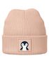 Kinder Beanie Mädchen Patch Pinguin Aufdruck Wintermütze Tiermotive Print Strickmütze SpecialMe®preview