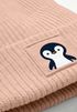 Kinder Beanie Mädchen Patch Pinguin Aufdruck Wintermütze Tiermotive Print Strickmütze SpecialMe®preview