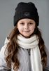 Kinder Beanie Mädchen Patch Quadrat Unpersonalisiert Aufdruck Print Strickmütze SpecialMe®preview