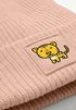 Kinder Beanie Mädchen Patch Tiger Aufdruck Wintermütze Tiermotive Print Strickmütze SpecialMe®preview