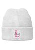 Kinder Beanie Mädchen personalisiert Monongramm Buchstabe Wunschname Wintermütze Strickmütze SpecialMe®preview