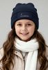 Kinder Beanie Mädchen personalisiert Wunschname Aufdruck Wintermütze Strickmütze Geschenkidee Winter Weihnachten Adventskalender SpecialMe®preview