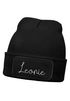 Kinder Beanie Mädchen personalisiert Wunschname Aufdruck Wintermütze Strickmütze Geschenkidee Winter Weihnachten Adventskalender SpecialMe®preview