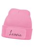 Kinder Beanie Mädchen personalisiert Wunschname Aufdruck Wintermütze Strickmütze Geschenkidee Winter Weihnachten Adventskalender SpecialMe®preview