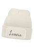 Kinder Beanie Mädchen personalisiert Wunschname Aufdruck Wintermütze Strickmütze Geschenkidee Winter Weihnachten Adventskalender SpecialMe®preview