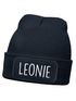 Kinder Beanie Mädchen personalisiert Wunschname Aufdruck Wintermütze Strickmütze Geschenkidee Winter Weihnachten Adventskalender SpecialMe®preview