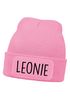 Kinder Beanie Mädchen personalisiert Wunschname Aufdruck Wintermütze Strickmütze Geschenkidee Winter Weihnachten Adventskalender SpecialMe®preview