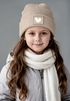 Kinder Beanie Mädchen Print Strickmütze Herz Aufdruck Geschenkidee Winter Weihnachten Advent SpecialMe®preview
