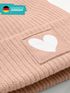 Kinder Beanie Mädchen Print Strickmütze Herz Aufdruck Geschenkidee Winter Weihnachten Advent SpecialMe®preview