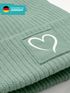 Kinder Beanie Mädchen Print Strickmütze Herz Aufdruck Geschenkidee Winter Weihnachten Advent SpecialMe®preview