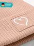 Kinder Beanie Mädchen Print Strickmütze Herz Aufdruck Geschenkidee Winter Weihnachten Advent SpecialMe®preview