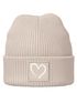 Kinder Beanie Mädchen Print Strickmütze Herz Aufdruck Geschenkidee Winter Weihnachten Advent SpecialMe®preview