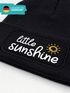 Kinder Beanie Mädchen Schriftzug Little Sunshine Patch Aufdruck Print Wintermütze Strickmütze SpecialMe®preview