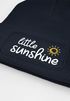 Kinder Beanie Mädchen Schriftzug Little Sunshine Patch Aufdruck Print Wintermütze Strickmütze SpecialMe®preview