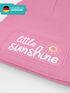 Kinder Beanie Mädchen Schriftzug Little Sunshine Patch Aufdruck Print Wintermütze Strickmütze SpecialMe®preview