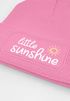 Kinder Beanie Mädchen Schriftzug Little Sunshine Patch Aufdruck Print Wintermütze Strickmütze SpecialMe®preview