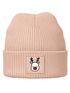 Kinder Beanie Mädchen Weihnachtsmotiv Rentier Aufdruck Print Strickmütze Wintermütze Moonworks®preview