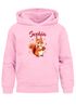 Kinder Hoodie Eichhörnchen personalisiert Kapuzenpullover mit Namen und Tiermotiv Geschenkidee Mädchen SpecialMe®preview
