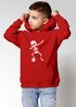 Kinder Hoodie Fußball Dabbing Skelett Jungen Sport Hobby Fußballverein Jungengeschenke Moonworks®preview