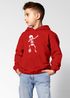 Kinder Hoodie Fußball Dabbing Skelett Jungen Sport Hobby Fußballverein Jungengeschenke Moonworks®preview