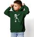 Kinder Hoodie Fußball Dabbing Skelett Jungen Sport Hobby Fußballverein Jungengeschenke Moonworks®preview