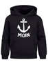 Kinder Hoodie Jungen Anker Motiv Spruch lustig Nordisch Maritim Moin Jungengeschenke Moonworks®preview