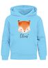 Kinder Hoodie Jungen Aufdruck Fuchs Bär Tiermotive Jungengeschenke personalisiert mit Namen SpecialMe®preview