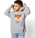 Kinder Hoodie Jungen Aufdruck Fuchs Bär Tiermotive Jungengeschenke personalisiert mit Namen SpecialMe®preview