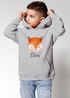 Kinder Hoodie Jungen Aufdruck Fuchs Bär Tiermotive Jungengeschenke personalisiert mit Namen SpecialMe®preview