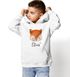 Kinder Hoodie Jungen Aufdruck Fuchs Bär Tiermotive Jungengeschenke personalisiert mit Namen SpecialMe®preview