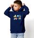 Kinder Hoodie Jungen Aufdruck Traktor Bagger Baustelle Fahrzeuge Jungengeschenke Moonworks®preview